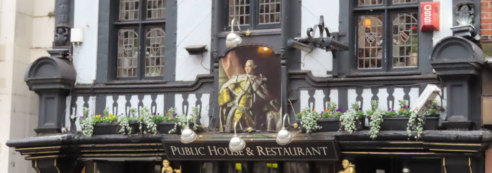 Dr Johnson's pub The George in Londen