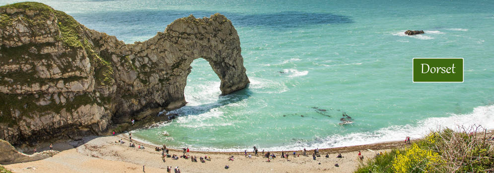 Durdle Door aan de Jurassic Coast in Dorset, Zuid Engeland