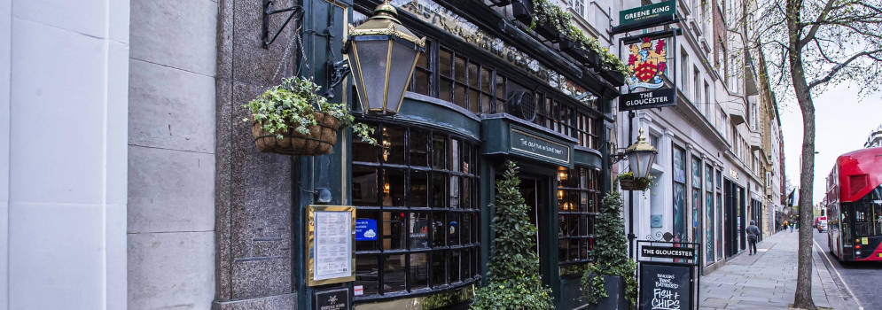 Pub in Knightsbridge in Londen