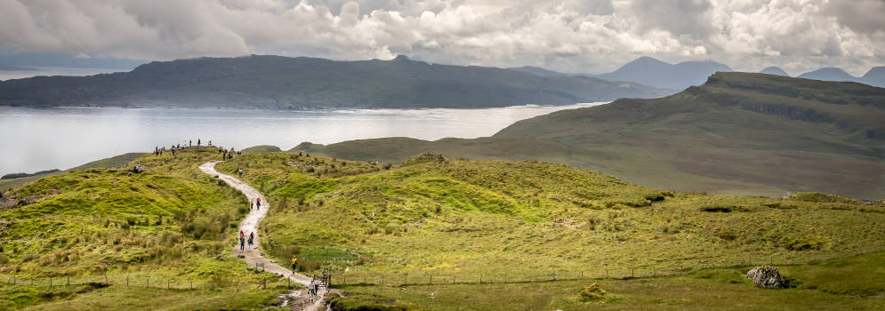 Vakantie en wandelen op het eiland Skye in Schotland