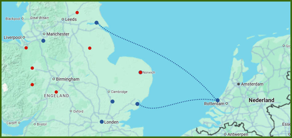 Treinrondreis door middeleeuws Engeland