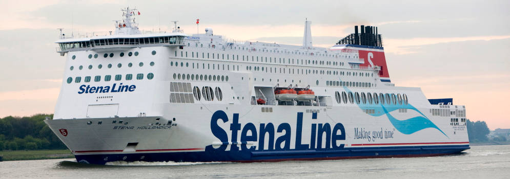 Overtocht naar Harwich in Engeland