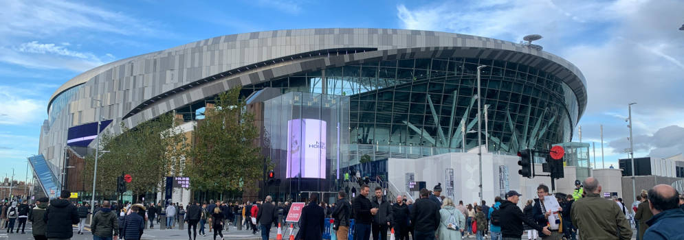 Het stadion New White Hart Lane van Tottenham Hotspur in London