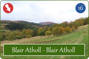 Wandelpad Glen Tilt, Perthshire