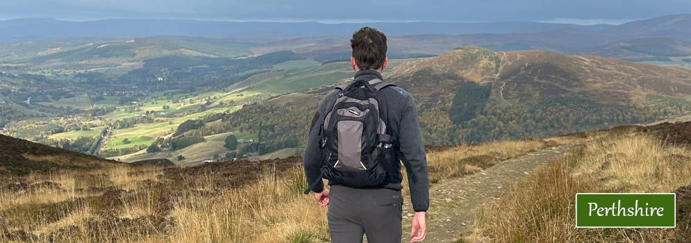 Wandelen in Perthshire, Schotland