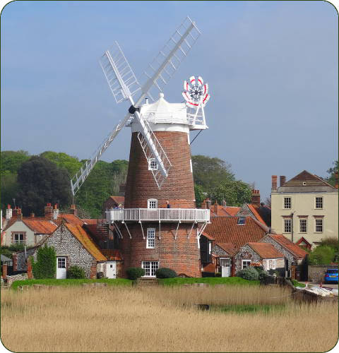 Molen van Cley-next-the-Sea in Norfolk, Engeland
