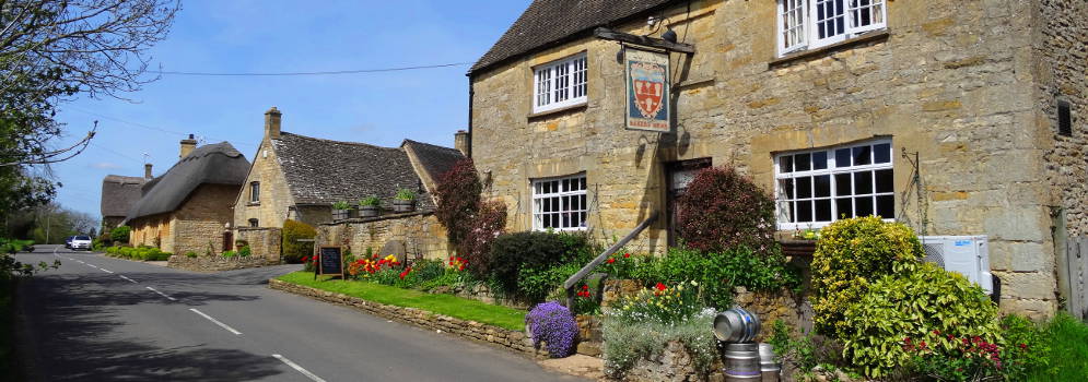 Broad Campden in de Cotswolds, Engeland