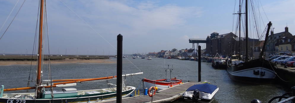 Haven van Wells-next-the-Sea in Engeland