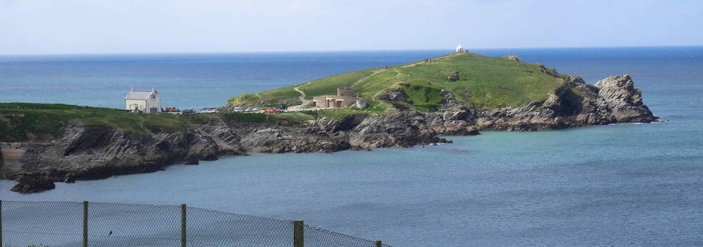 Towan Head in Newquay, Cornwall