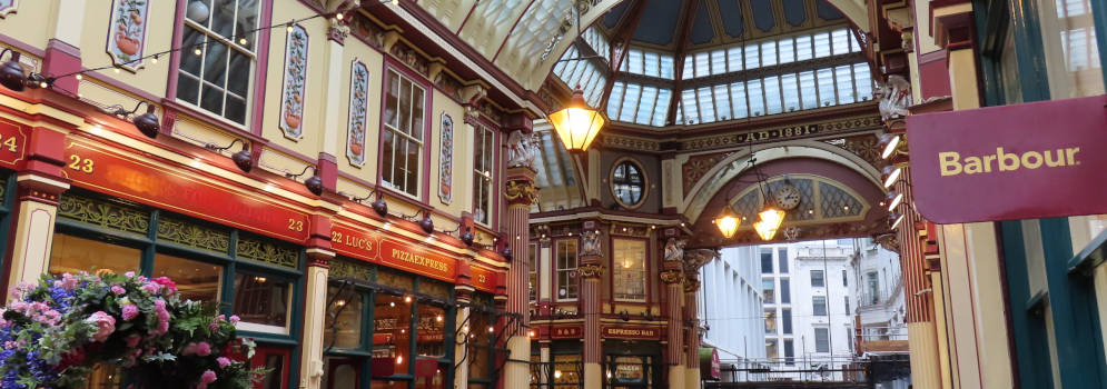 Leadenhall Market in Londen