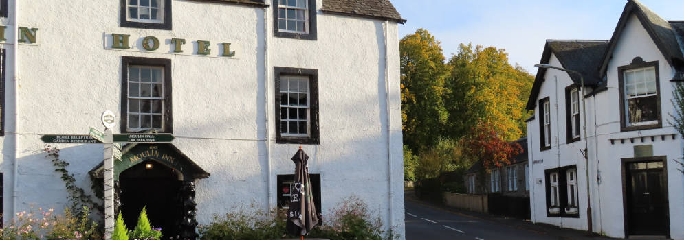 Het dorpje Moulin in Perthshire