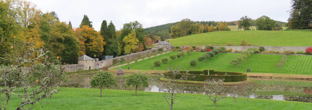 Hercules Garden van Blair Castle in Perthshire