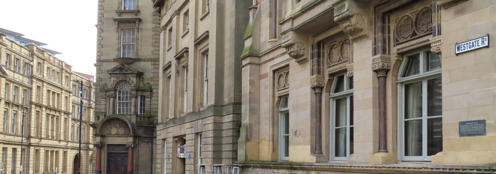 Straat in Newcastle