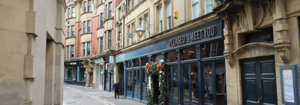 Straat in Newcastle