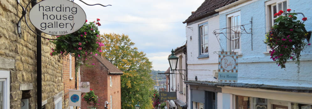 Tea Room aan Steep Hill in Lincoln