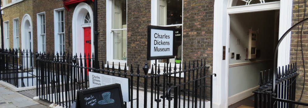 Het huis van Charles Dickens in Bloomsbury, Londen