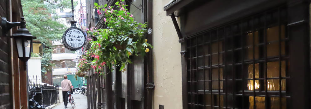 Pub bij Fleet Street in Londen