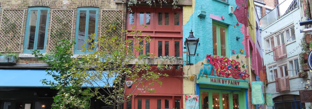 Neil's Yard in Covent Garden, Londen