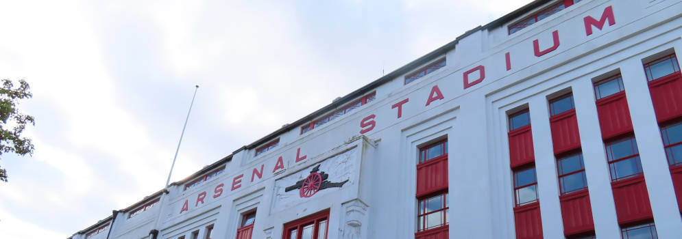 Oude voetbalstadion van Arsenal