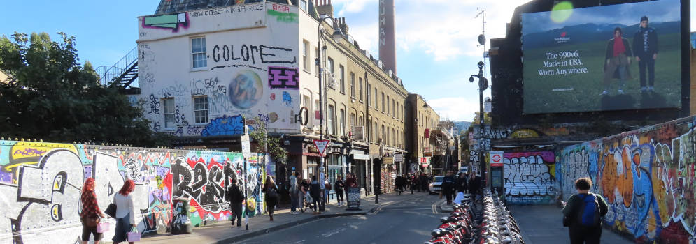 Graffiti in Shoreditch in Londen