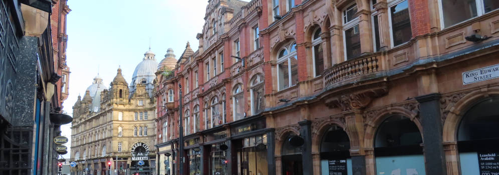 Overdekte Kirkgate Market in Leeds