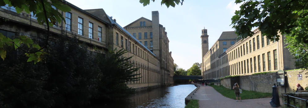 Katoenfabriek Salts Mill in Saltaire, Yorkshire