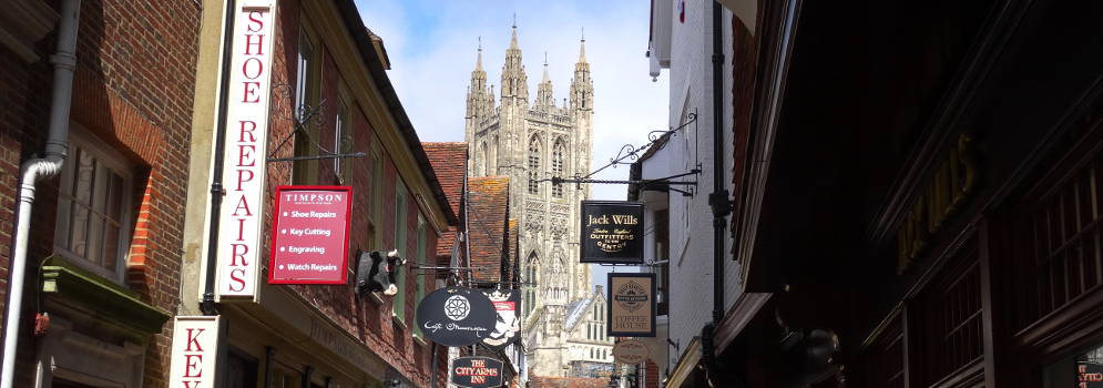 Kathedraal van Canterbury in Kent, Engeland
