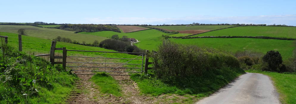Purbeck Way in Dorset, Engeland