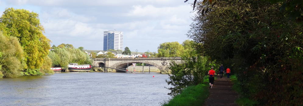 Wandelpad langs de Theems in Londen