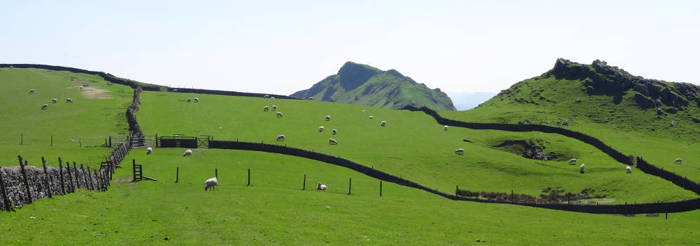Chrome Hill in het Peak District, Derbyshire