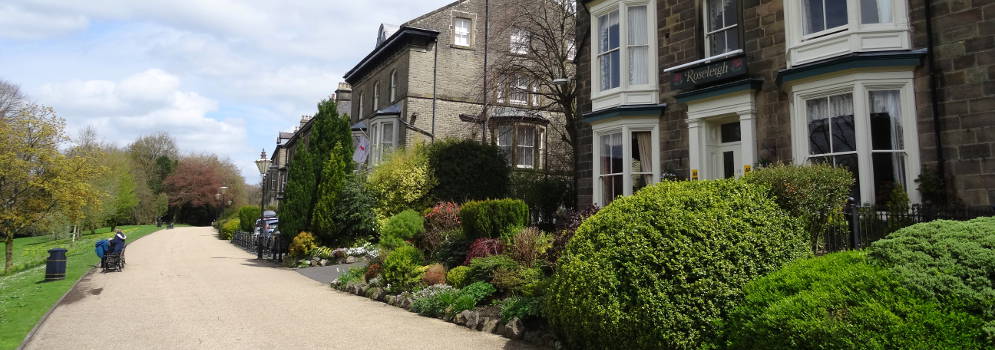 Roseleigh aan de Pavilion Gardens in Buxton