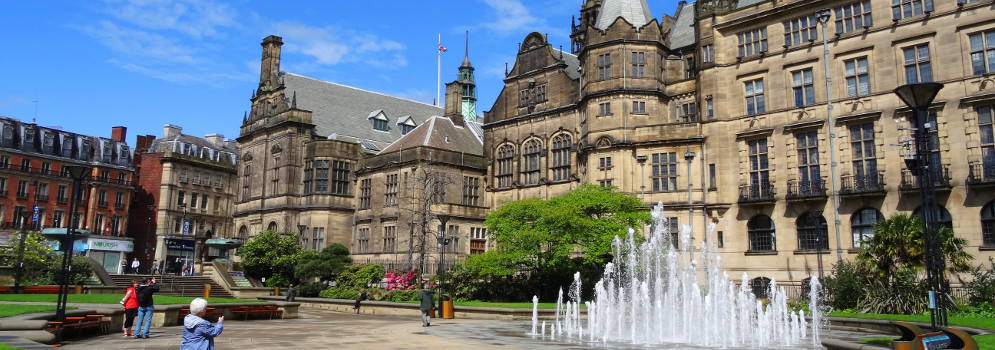 Sheffield Town Hall in South Yorkshire