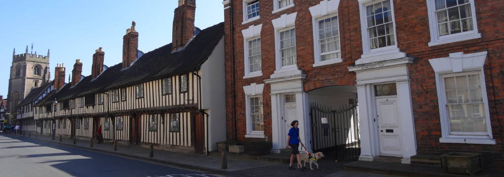 Shakespeare's geboortehuis in Stratford-upon-Avon, Engeland
