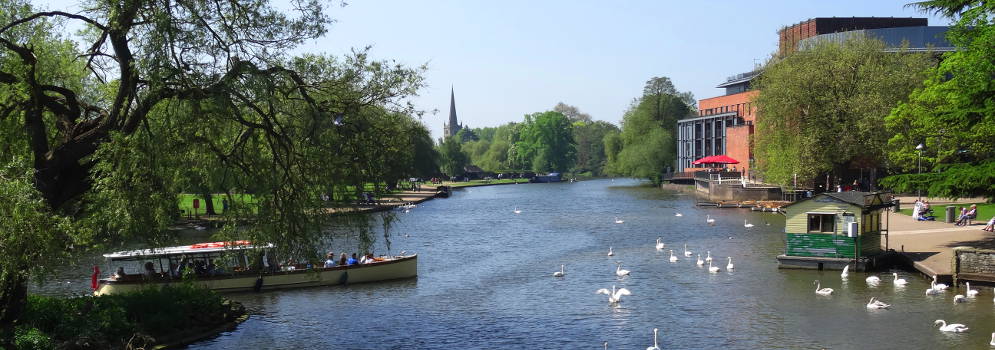 Shakespeare's geboortehuis in Stratford-upon-Avon, Engeland