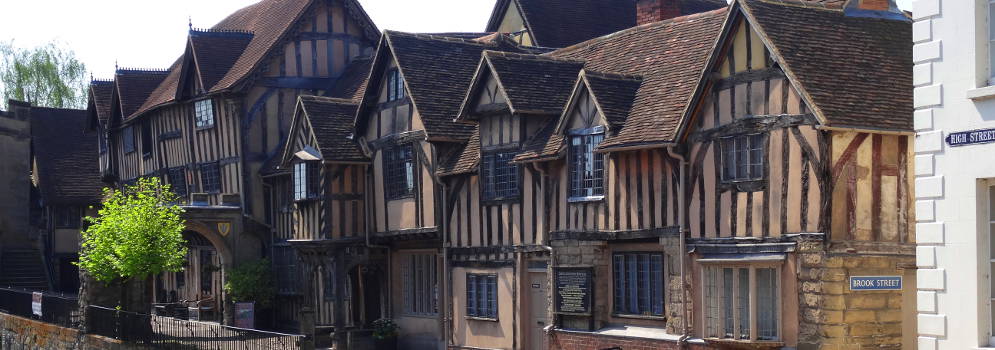 Lord Leycester Hospital in Warwick, Engeland