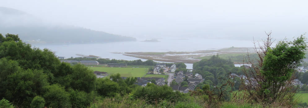 Uitzicht op Fort William in Schotland