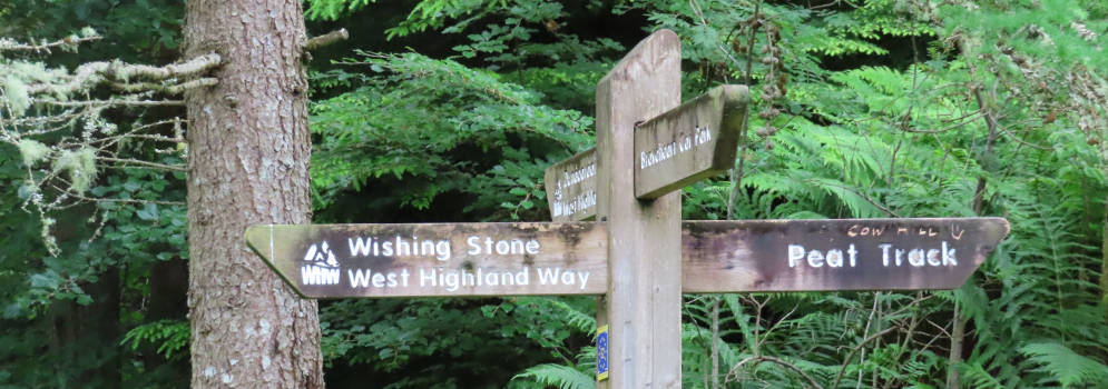 Peat Track naar Cow Hill in Fort William