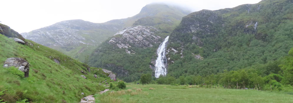 Steall Waterfall in Schotland