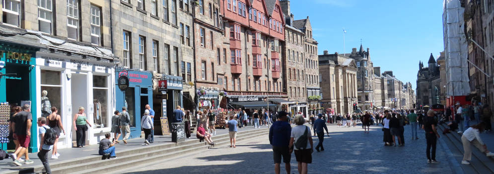 Royal Mile in Edinburgh's Old Town