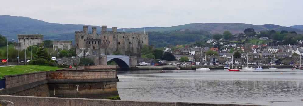 Conwy Castle in Wales