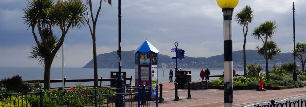 Llandudno Promenade in Wales