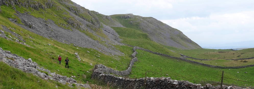 Attermire Scar in de Yorkshire Dales, Engeland