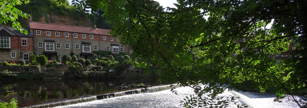 Mooie huizen in Knaresborough Engeland