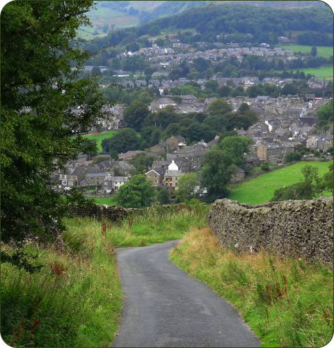 Het landschap rond Settle in de Yorkshire Dales