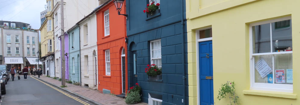 Huizen in North Laine, Brighton