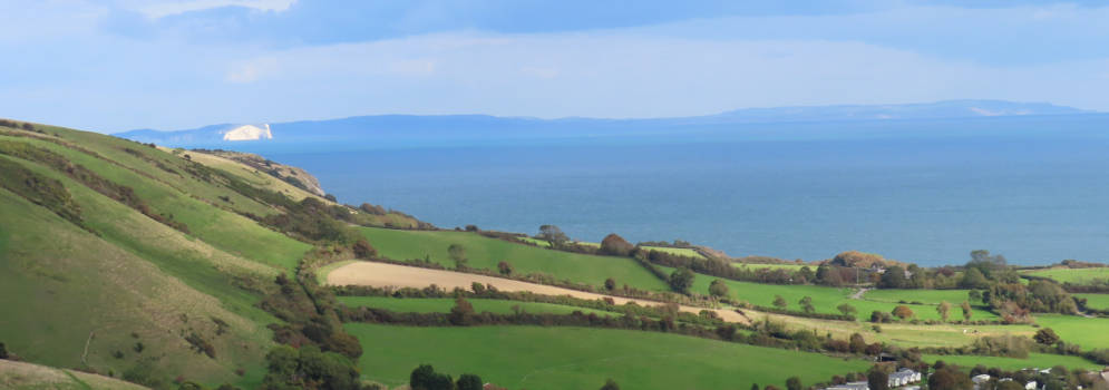 Swanage van ver in Dorset