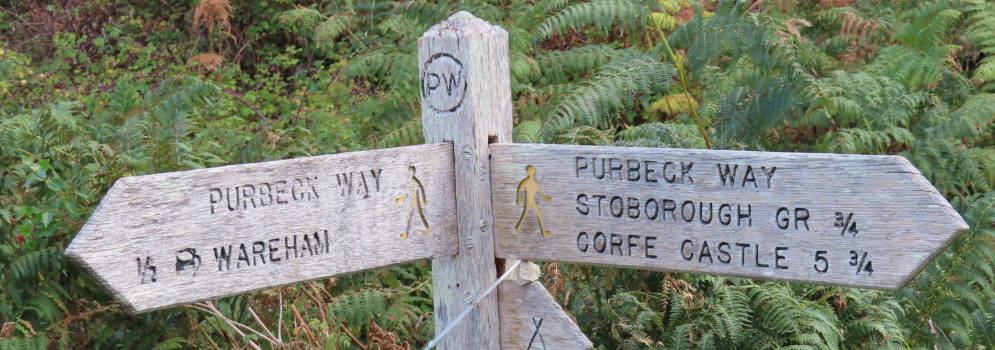 Wegwijzers in Dorset