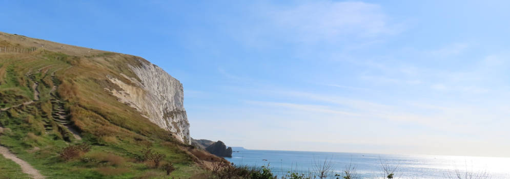 Swyre Head aan de kust van Dorset