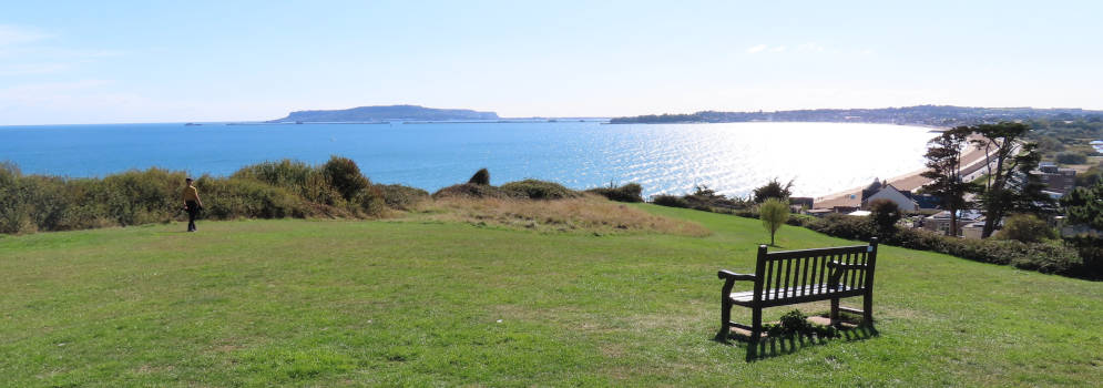 De kust bij Weymouth in Dorset