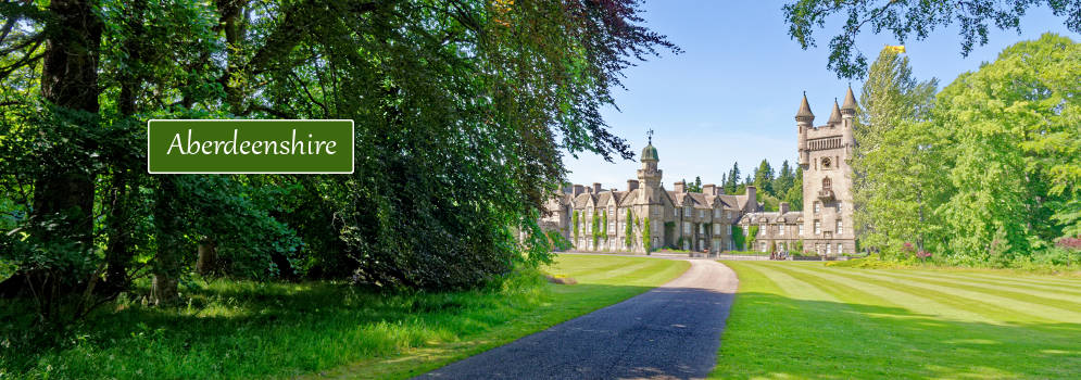 Kasteel in Aberdeenshire, Schotland